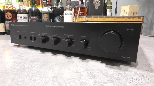 DENON PMA-707 – класически японски интегриран усилвател, снимка 2 - Ресийвъри, усилватели, смесителни пултове - 52870563