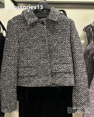 Текстурирано яке / сако Zara с пайети