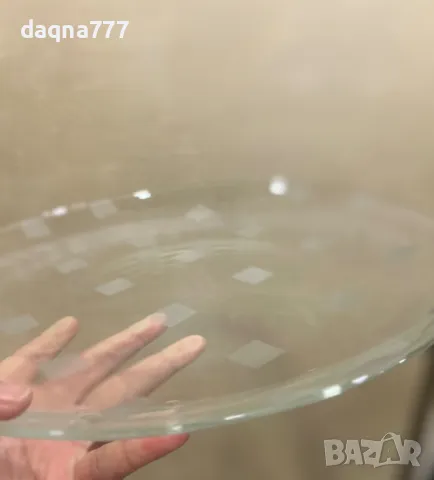 Витринна, голяма стъклена купа/ поднос  За торта/ сладкиши, снимка 10 - Прибори за хранене, готвене и сервиране - 50145165
