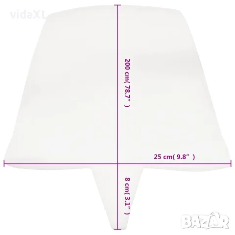 vidaXL Съединителна лента за матраци 25x200 см, снимка 3 - Протектори за матраци - 56146482