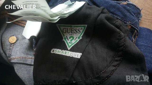 GUESS Skinny MID Curve X Stretch Womens Jeans Размер 26 дамски еластични дънки 3-67, снимка 13 - Дънки - 50449162