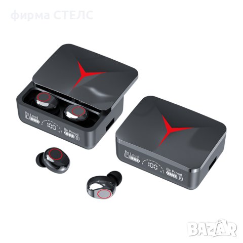 Геймърски слушалки STELS M90, True Wireless, IPX2, Bluetooth, Touch Control, Черен, снимка 1 - Безжични слушалки - 41515044