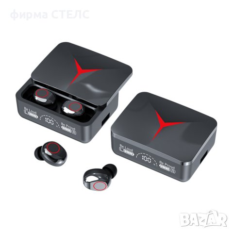 Геймърски слушалки STELS M90, True Wireless, IPX2, Bluetooth, Touch Control, Черен
