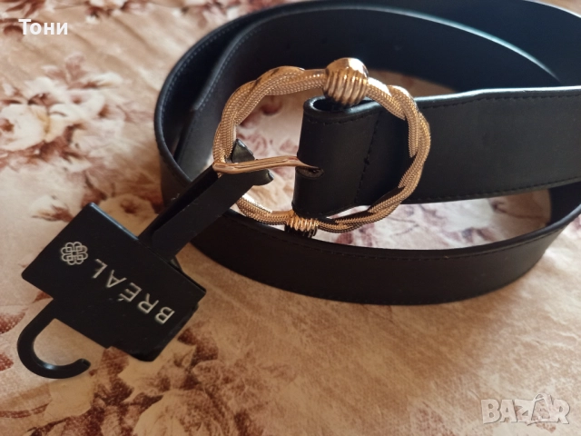 BREAL Нов Дамски Кожен Колан 105см, снимка 3 - Колани - 52703198