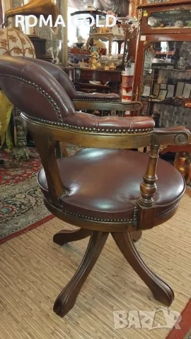Честърфийлд стол, снимка 3 - Столове - 55720530