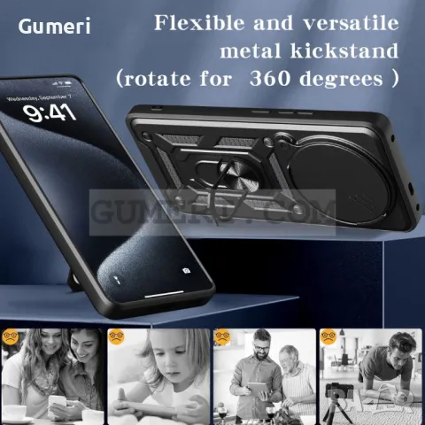 Honor Magic7 Lite Противоударен Хибриден Гръб с Ринг и Капак за Камерата, снимка 4 - Калъфи, кейсове - 49191522