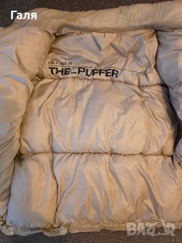 Бежово зимно яке Puffer, снимка 3 - Якета - 56269365