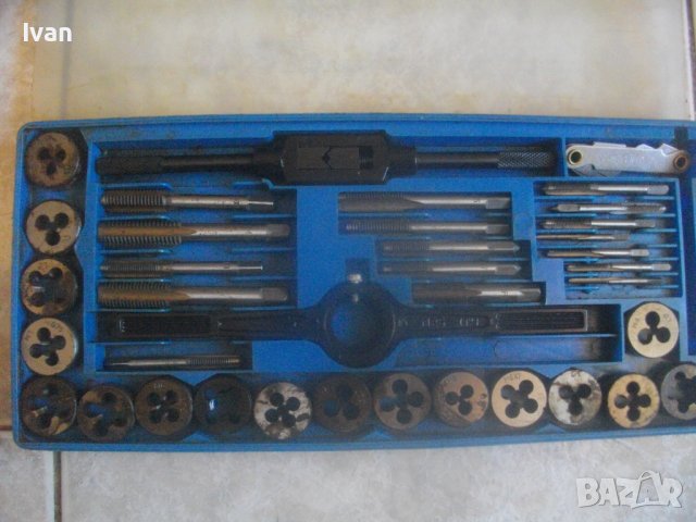 Резбонарезна цолова плашка размер 5-21 мм за въшна/вътрешна резба, снимка 15 - Други инструменти - 42267782