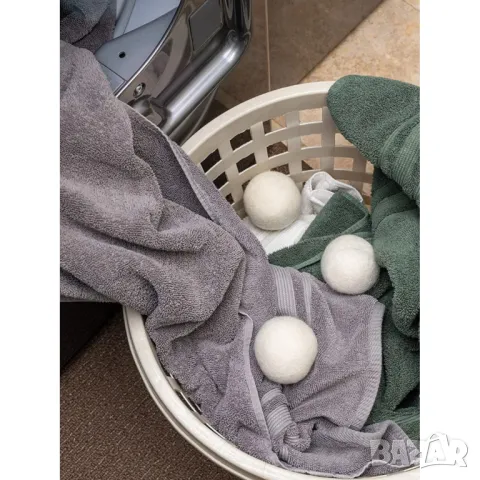 Вълнена топка за сушилня-3 броя, снимка 4 - Други стоки за дома - 48967594