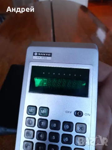 Стар калкулатор Sanyo CX-8132, снимка 4 - Други ценни предмети - 49393708