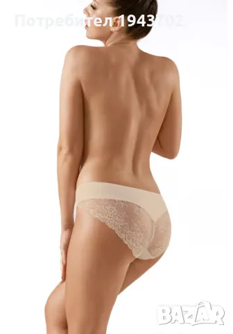 Бикини с дантела в бежов цвят BBL131, снимка 1