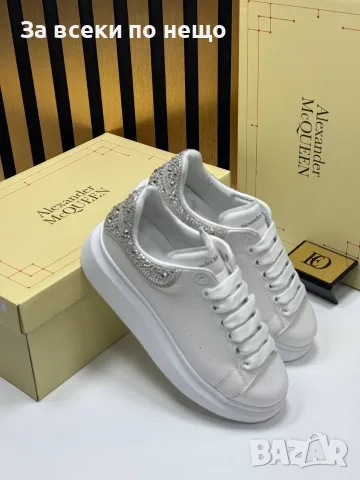 Alexander McQueen Дамски Маратонки С Кристали👟Дамски Спортни Обувки С Камъни - 3 Цвята Код E143, снимка 12 - Маратонки - 55799954