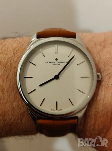 Отличен Vacheron Constantin Patrimony ultra slim 41 mm, бартер, снимка 6 - Мъжки - 53446532