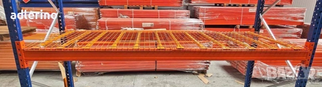 Метална решетка за палетни стелажи, 106 х 133 см