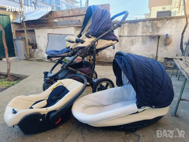 Бебешка количка с 3 коша