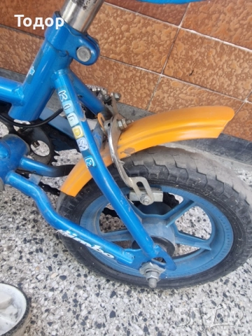 Детски велосипед с помощни колела, снимка 6 - Детски велосипеди, триколки и коли - 51541465