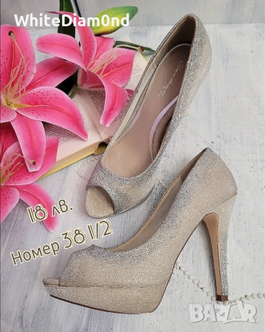 Дамски сандали и отворени обувки на ток номер 39, снимка 5 - Дамски обувки на ток - 49641791