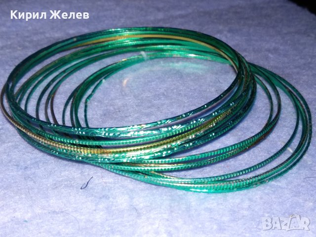 КОМПЛЕКТ МЕТАЛНИ ЗЕЛЕНИ ОРИЕНТАЛСКИ ЕТНО - АРТ СТИЛ ГРИВНИ 37944