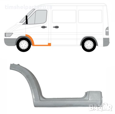 Праг с вежда за Mercedes Sprinter 1995-2006 -VW LT 1996-2006 - ЛЯВ или ДЕСЕН, снимка 2 - Части - 41391359