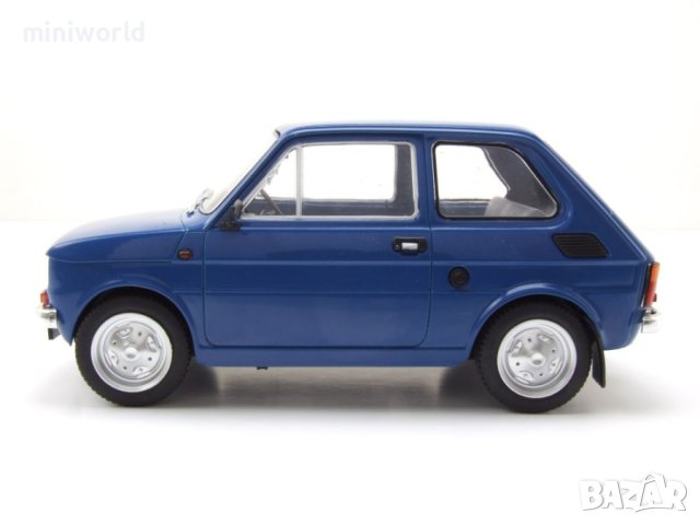 Fiat Polski 126p малко Полско Фиатче 1972 - мащаб 1:18 MCG моделът е нов в кутия, снимка 3 - Колекции - 40330281