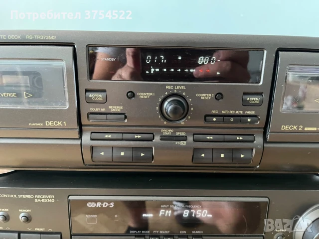 Technics RS-TR373 MkII technics sa ex140 дек двукасетачен и ресивер, снимка 8 - Ресийвъри, усилватели, смесителни пултове - 51379278