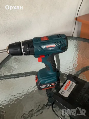 BOSCH Profesional-GAL-18V-160C,Bosch AMP Share 18v-4.0Ah,Bosch GSB18V-21, снимка 4 - Винтоверти - 49088694
