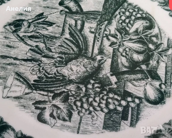 Прекрасни чинии със сцени, снимка 3 - Чинии - 51284927