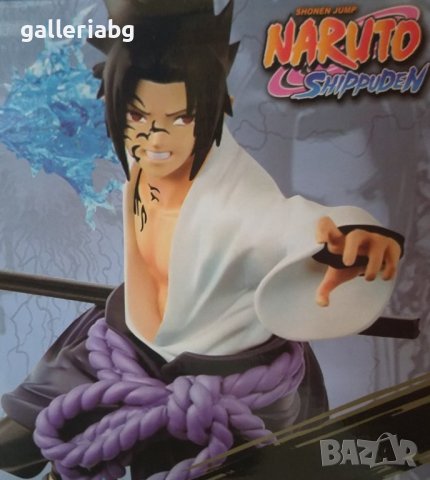 Аниме фигурка на Sasuke Uchiha от Naruto - Манга, снимка 4 - Колекции - 42661596