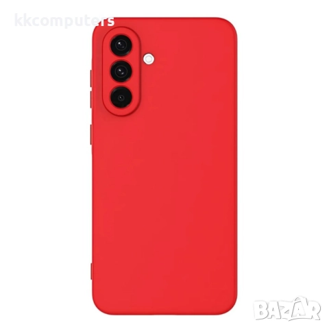 Силиконов кейс bSmart Silicone Soft Cover и Протектор За Samsung Galaxy A56, снимка 3 - Калъфи, кейсове - 51507325