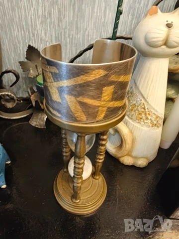 Авторска гривна уникат сребро и злато на Stella Deligianni