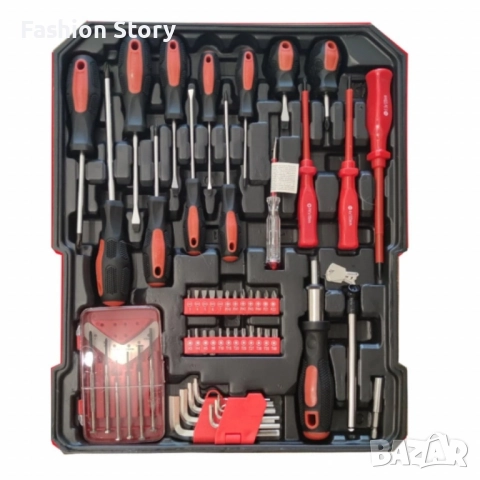 Професионален куфар с инструменти IF Tools BLACK GOLD 2024 – 599 части, CR-V стомана, снимка 5 - Куфари с инструменти - 51943660