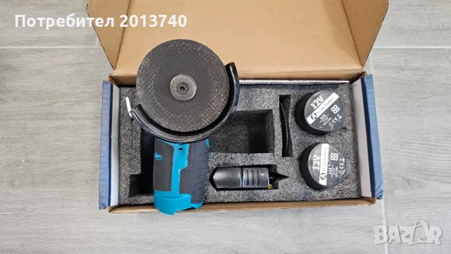 Акумулаторен ъглошлайф 12V 76 mm, снимка 1