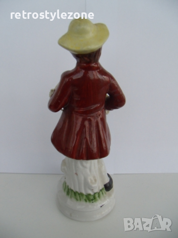 № 6130 стара порцеланова фигура - GESCHENK  - стикер / маркировка  , снимка 3 - Други ценни предмети - 36333478