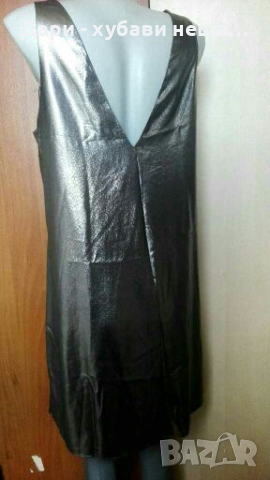 Стилна сребриста парти рокля🍀❤M/L,L❤🍀арт.4078, снимка 3 - Рокли - 36160968