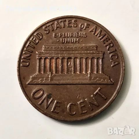 Лот пет по 1цент USA, снимка 12 - Нумизматика и бонистика - 55728763
