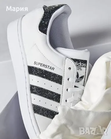 Оригинални маратонки adidas Superstar x Swarovski (модел FX7480), 40 номер