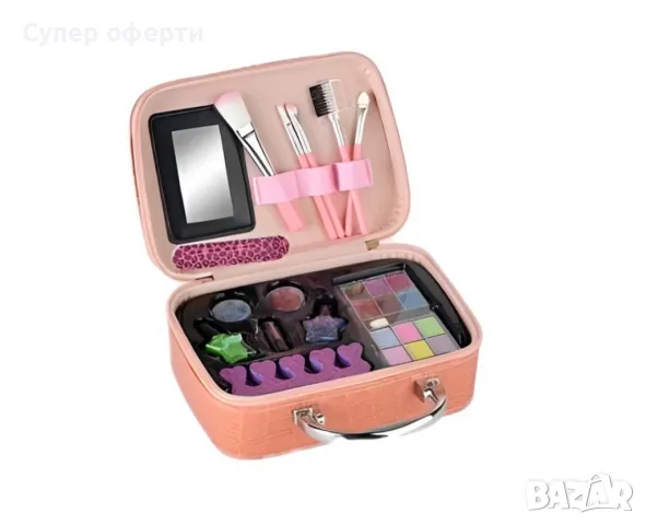 Комплект детски гримове в козметичен куфар, снимка 2 - Козметика за деца - 49959775