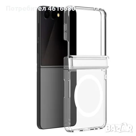 Dux Ducis - Clin Magnetic Series - Samsung Galaxy Z Flip8 - Clear, снимка 3 - Калъфи, кейсове - 56250344