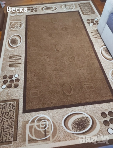 Килим 284×200 см – кафяв/бежов, снимка 3 - Килими - 52035441