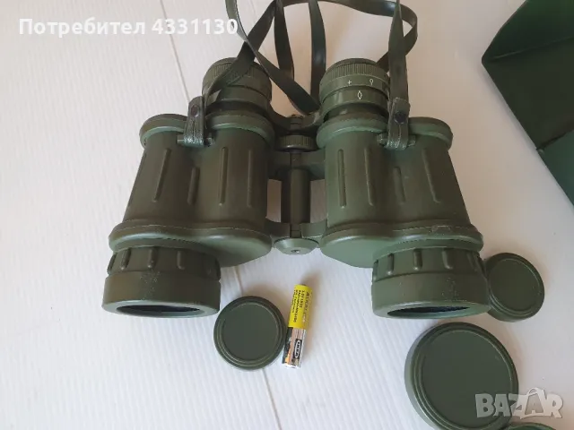 военен бинокъл Germany porst 8 40, снимка 2 - Други ценни предмети - 48709595