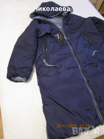 Дълго дамско яке с две лица Betty Barclay, снимка 10 - Якета - 52585210