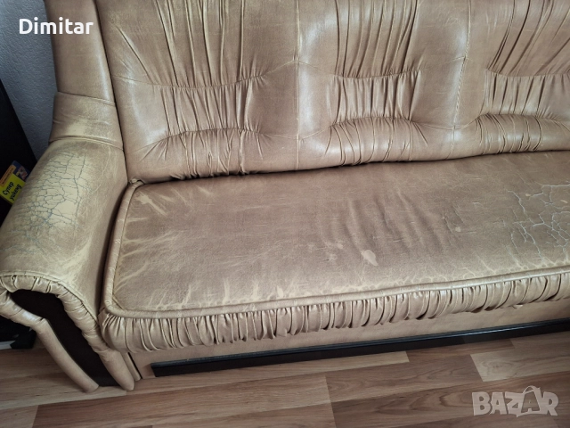 Холов ъгъл от три части, снимка 6 - Дивани и мека мебел - 52000578