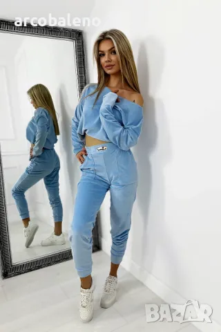 Amber Sky Дамски моден преходен комплект от две части, 2цвята , снимка 3 - Комплекти - 49979819