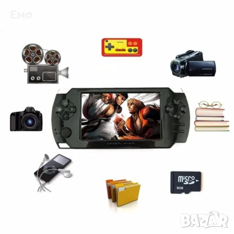 Конзола за игри с 8 GB памет, 4,3 инча дисплей PSP21, снимка 5 - Други игри и конзоли - 48492906