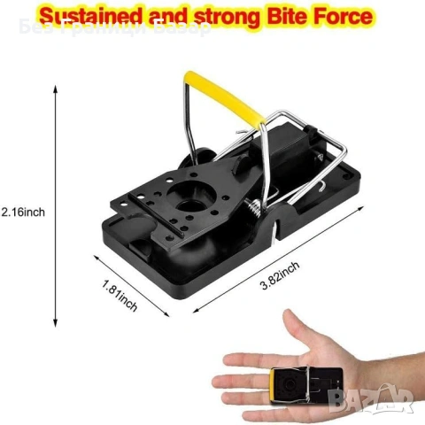 Нови Многократни капани за гризачи 6 броя, лесен монтаж, без отрови, безопасни, снимка 2 - Други стоки за дома - 53644776