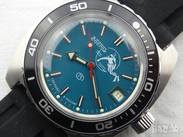 ВОСТОК АМФИБИЯ АВТОМАТИЧЕН-"SCUBA DUDE" ref: 170059, снимка 9 - Мъжки - 42693383