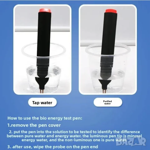 Тестер за Минерална Вода БИО Енергийна Вода Пречистена Вода Тестване на Качеството на Питейната Вода, снимка 2 - Други - 51418665