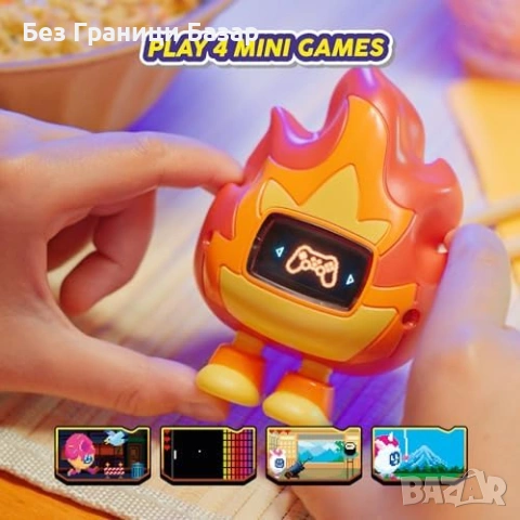 Нова играчка Beep Boop Tochi интерактивен виртуален любимец с 4 мини игри, снимка 3 - Други - 53838506