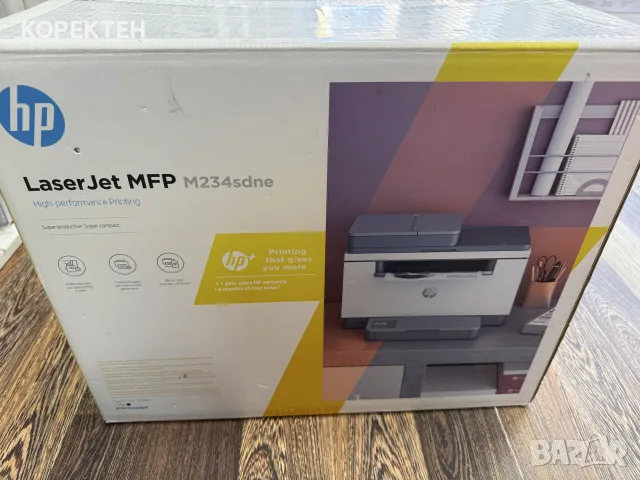 HP LaserJet MFP M234sdne Монохромен Лазерен Принтер Работещ със забележка в скенера