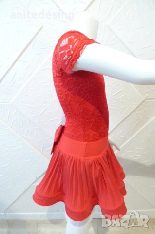 Детска рокля за спортни танци от две части -боди и пола, снимка 9 - Детски рокли и поли - 51218278